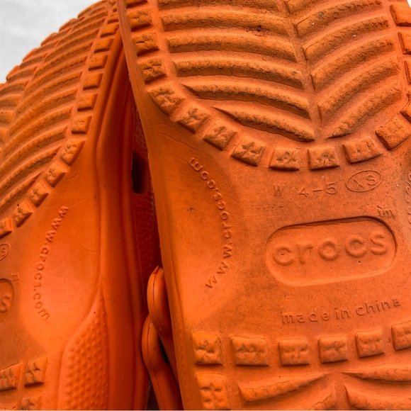 Orange Women’s Classic Clog Crocs - Picture 6 of 6